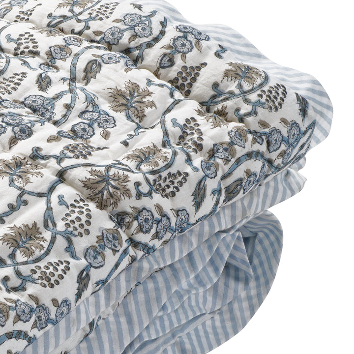 Baby Blue Eyes Cotton Quilt
