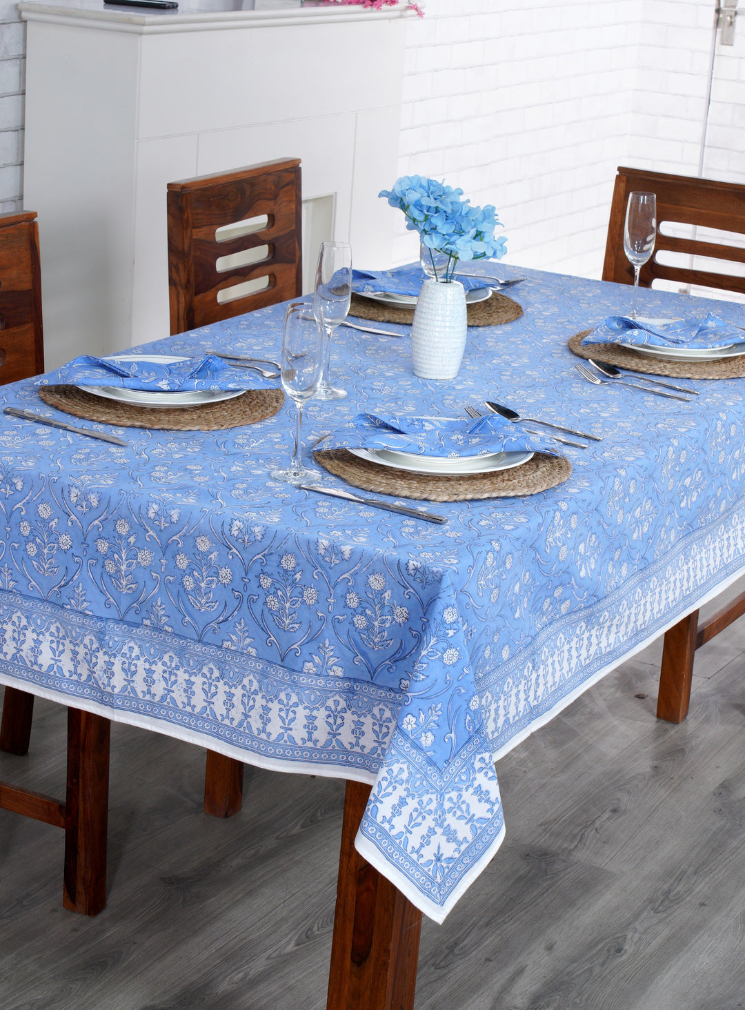 Cornflower Blue Tablecloth