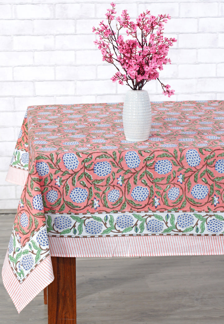 Dark Salmon Pink Tablecloth