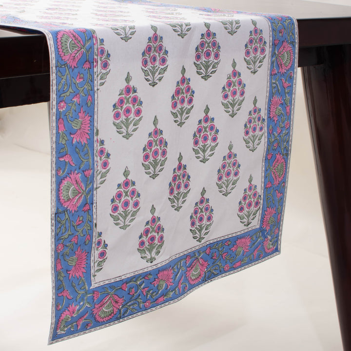 Rudy Blue Table Runner