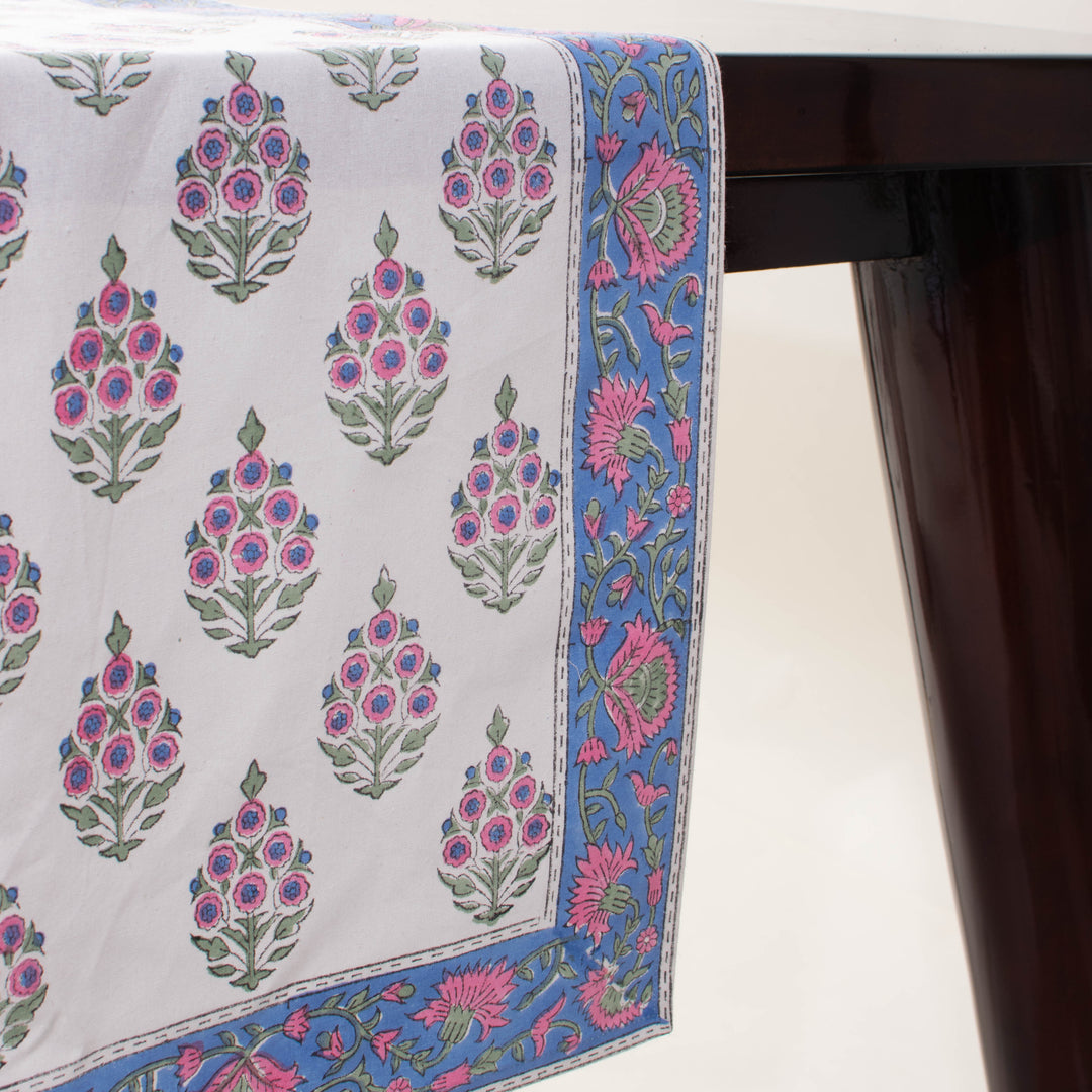 Rudy Blue Table Runner
