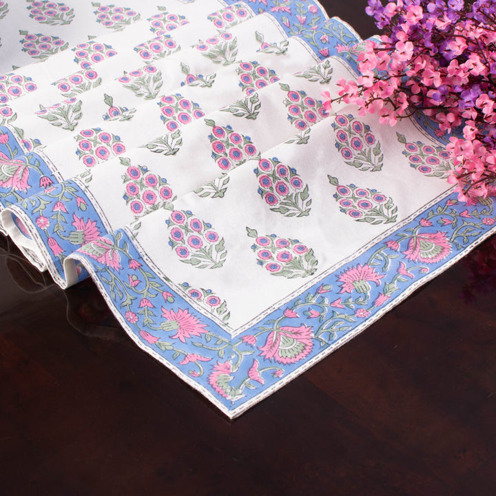 Rudy Blue Table Runner