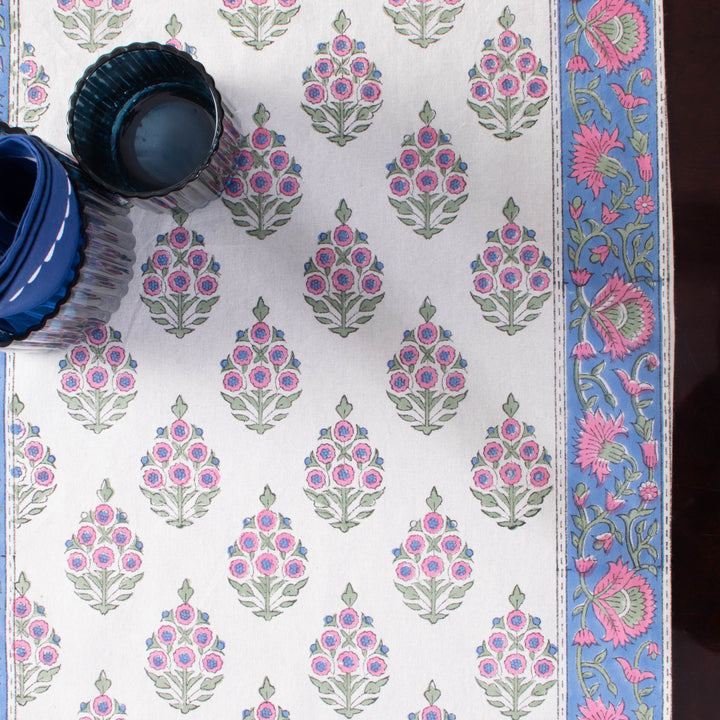 Rudy Blue Table Runner