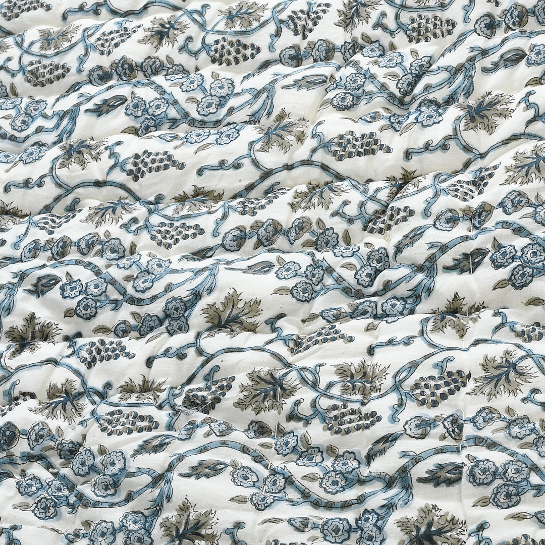 Baby Blue Eyes Cotton Quilt