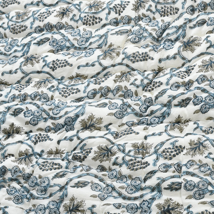 Baby Blue Eyes Cotton Quilt