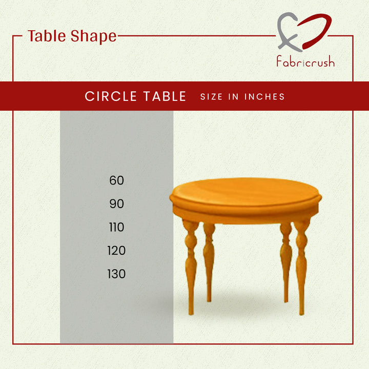 Baby Blue Eyes Round Tablecloth