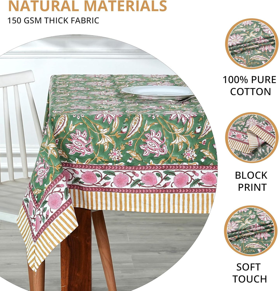 Hunter Green Tablecloth