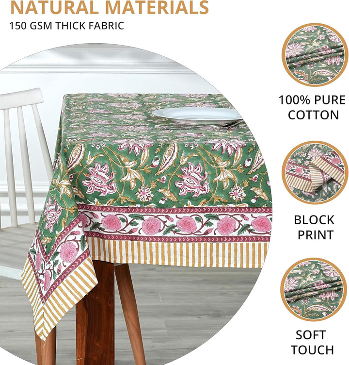 Hunter Green Tablecloth