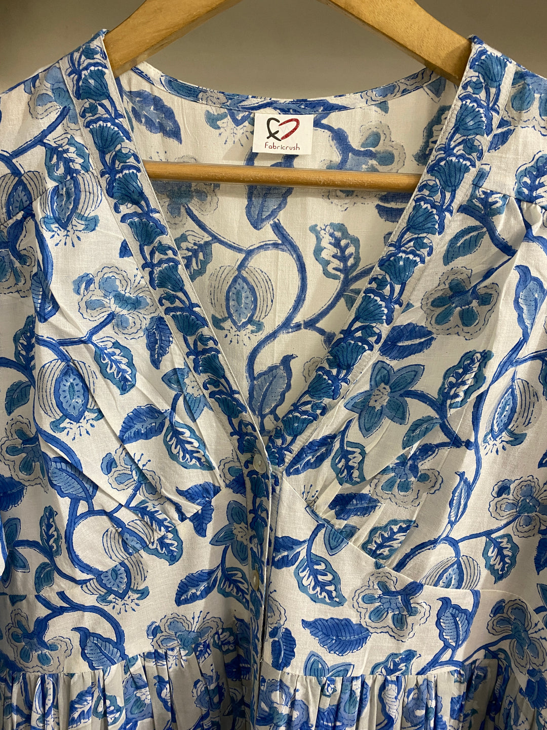 Bluebell Bloom Cotton Midi Dress