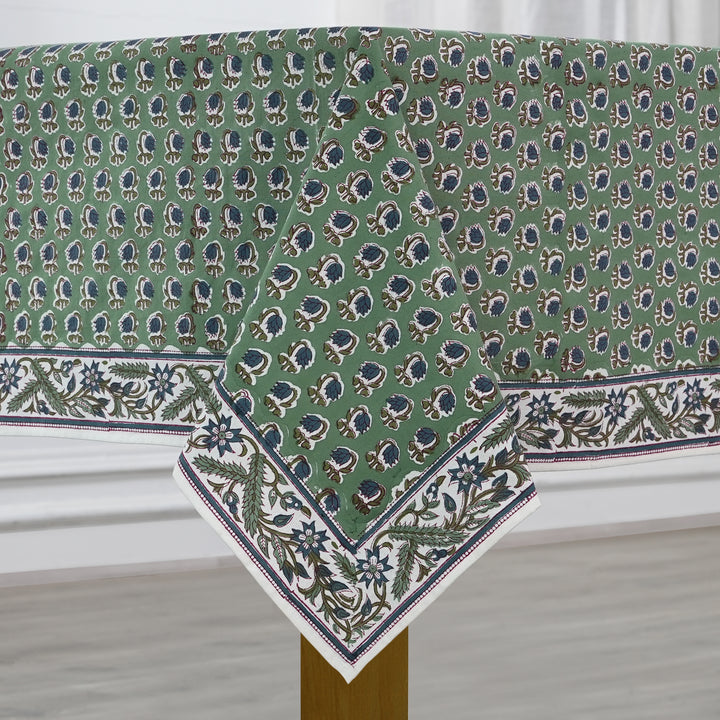 Basil Green Tablecloth Product Image 1