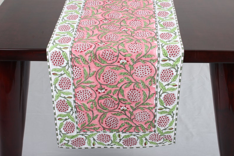 Strawberry Pink Table Runners