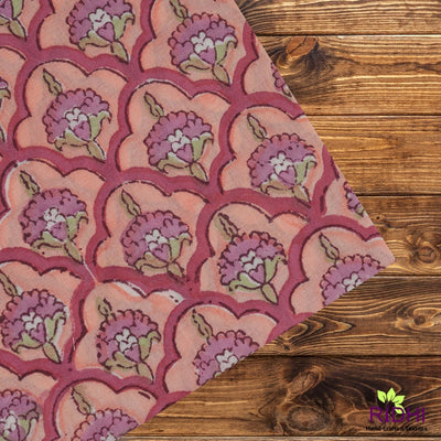 Amaranth and Grape Pink, Pear Green Indian Hand Block Floral Printed Pure Cotton Cloth Napkins, Wedding Home Kitchen Garden Patio Birthday Anniversary Bridal Shower Gifts, 20x20"- Dinner Napkins