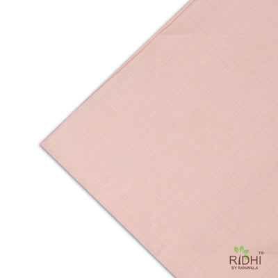 Fabricrush Peach Soft Cotton Cloth Embroidered Scallops Napkins, Christmas Outdoor Mother's Day, 18X18"- Cocktail Napkins, 20x20"- Dinner Napkins
