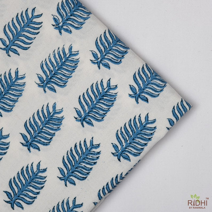 Fabricrush Mats, Cerulean Blue Print Table Mat, Embroidered Reversible Mat, Block Print, Cotton Mat, Leaf Print, Cotton Fabric, Kitchen Runner and Mats, Gift for her, gifts, Valentine's day, Spring, Easter