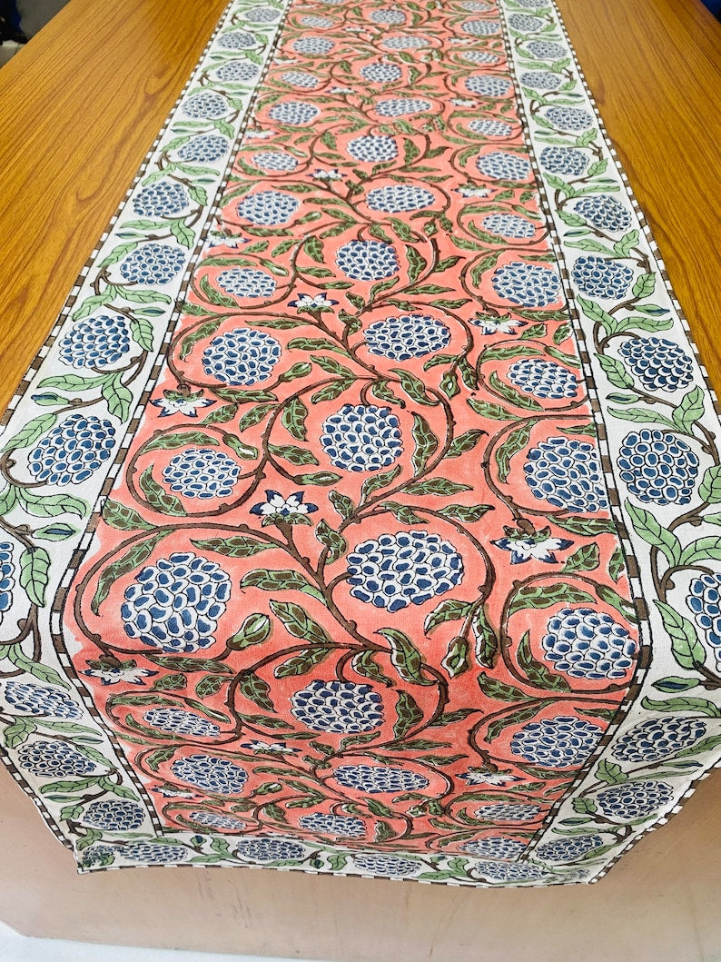 Dark Salmon Pink Table Runners