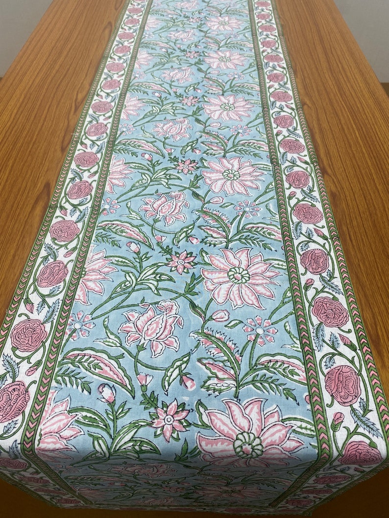 Ice Blue Table Runners