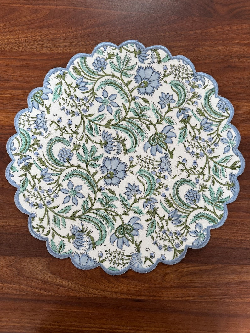 Columbia Blue, Turquoise Green Placemat