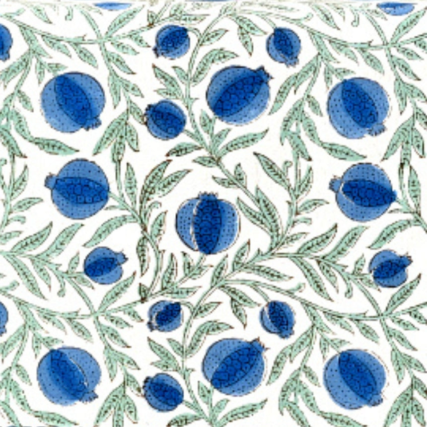 Queen Blue Table Runner