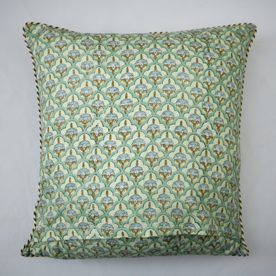 The Fabricrush  Pillowcases & Shams Lily Green Cushion Cover