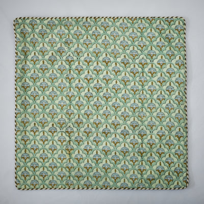 The Fabricrush  Pillowcases & Shams Lily Green Cushion Cover