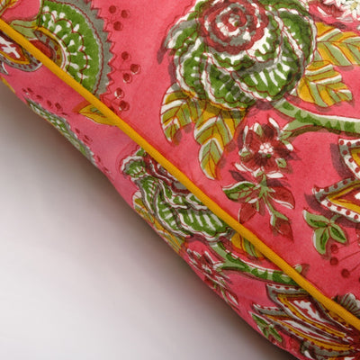 The Fabricrush  Pillowcases & Shams Mandala Embroidered Cushion Cover