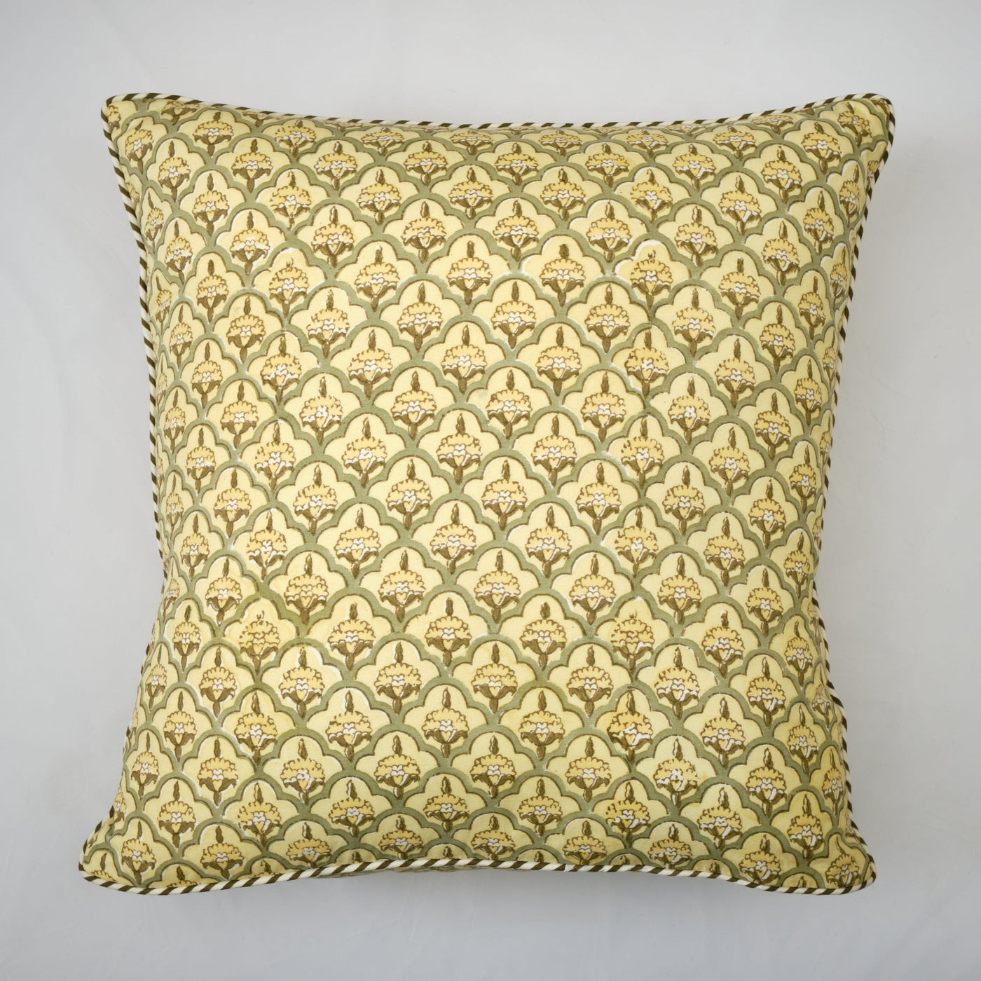 The Fabricrush  Pillowcases & Shams Yellow Lily Cushion Cover