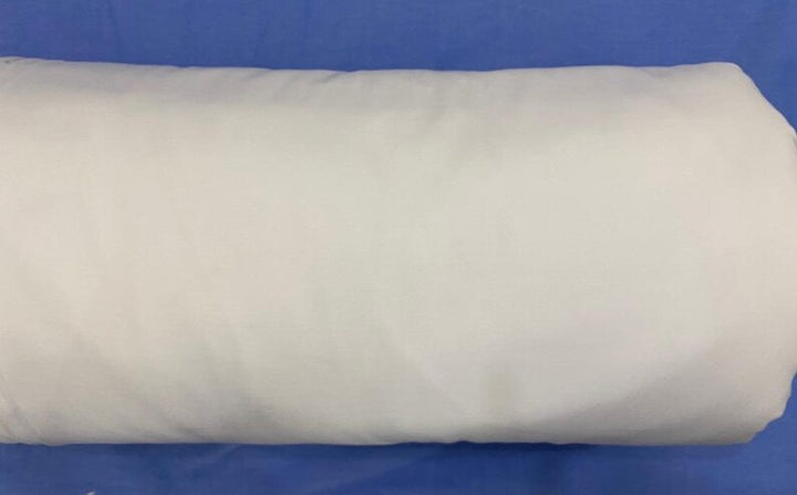 Fabricrush White Cotton Quilting Fabric by the yard, Cotton Cloth, Plain White Fabric ,Indian Fabric