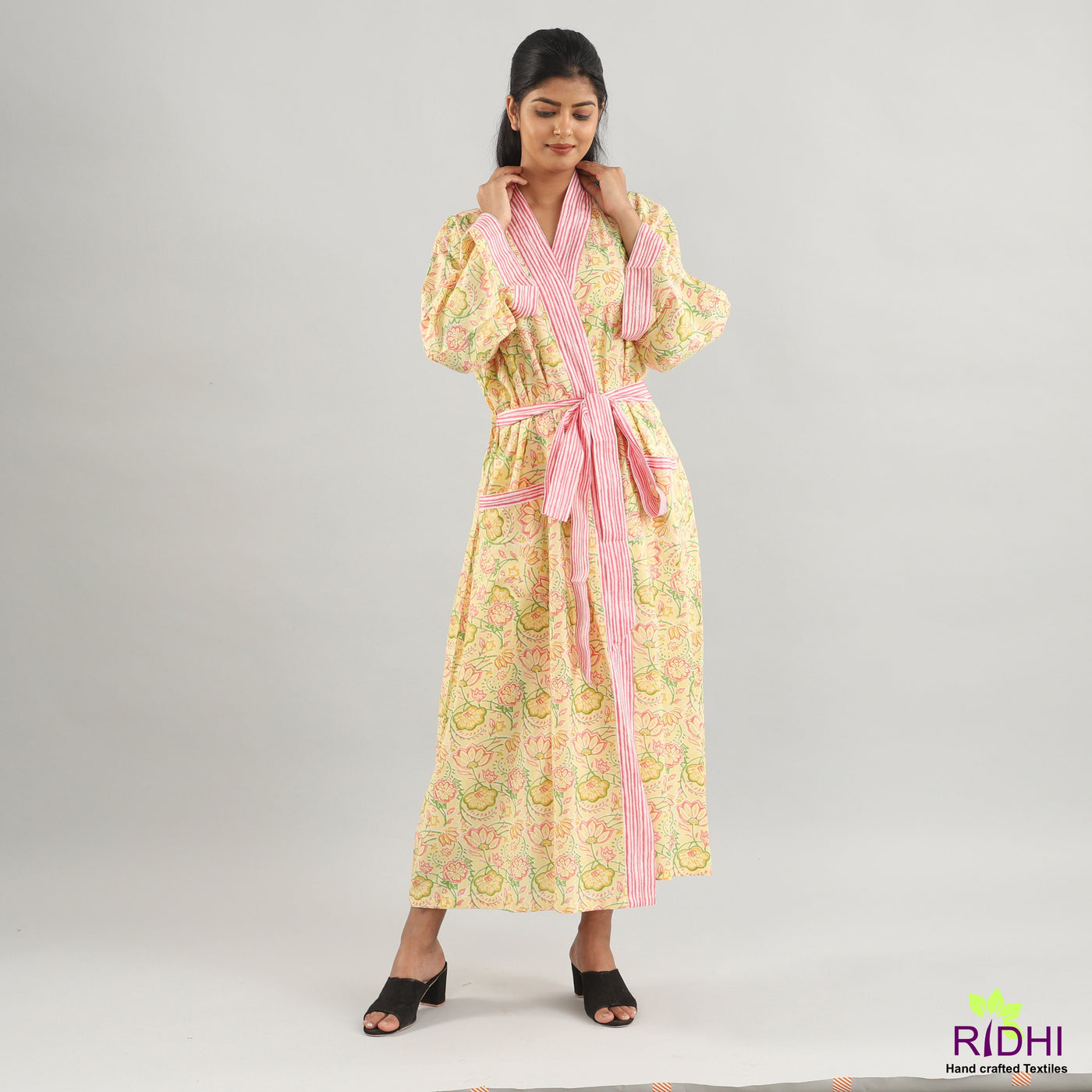 Womens Floral Zip Up Dressing Gown Slenderella Soft Flannel Fleece Bath Robe  | eBay