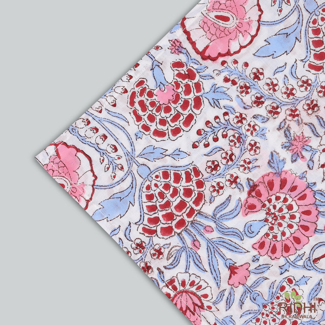 Pigeon Blue, Flamingo Pink Napkins