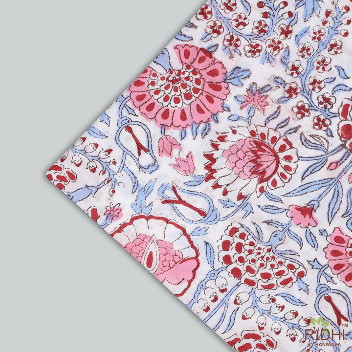 Pigeon Blue, Flamingo Pink Napkins