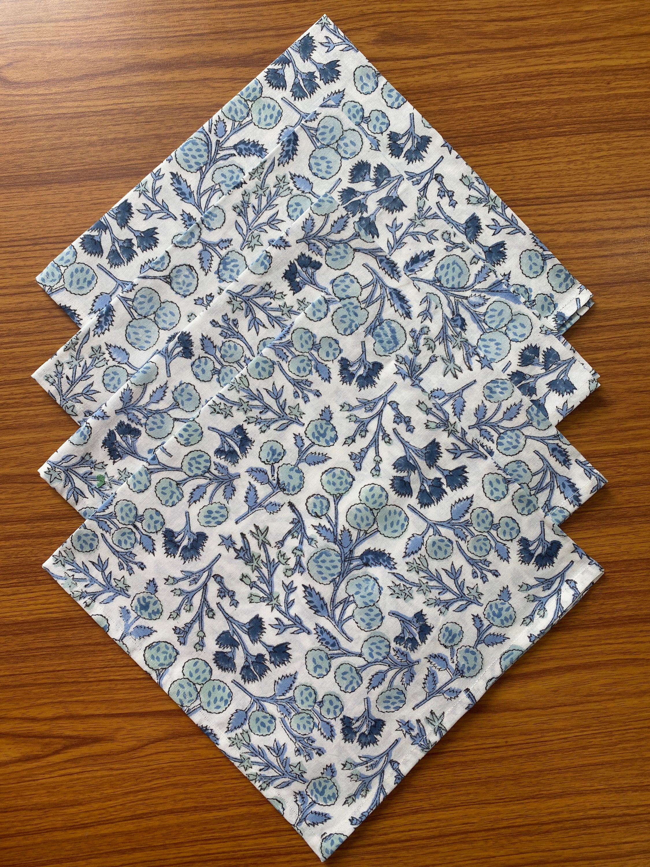 Denim and Baby Blue Napkins