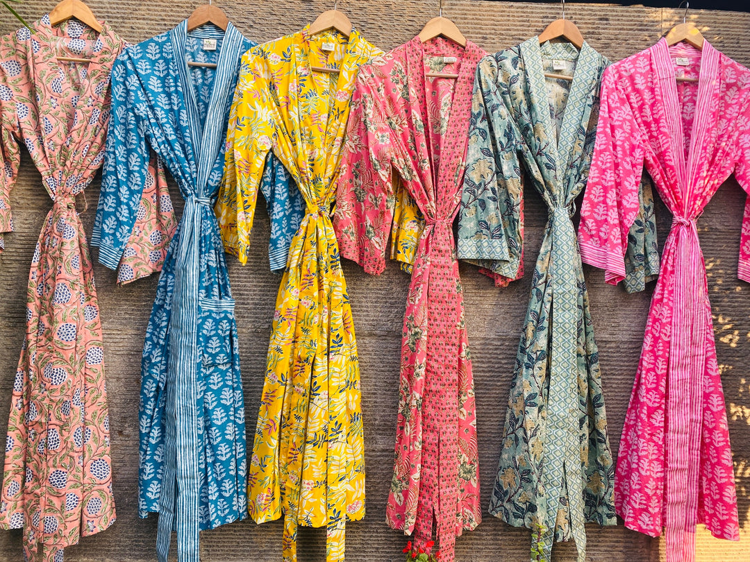 Fabricrush Kimono, Loose Fit Robe, Vacation Look, Beach Cover-up, Swimsuit Cover up, Maternity Gown, Bridesmaid Wedding Gift, Kimono Jacket Women, Gift